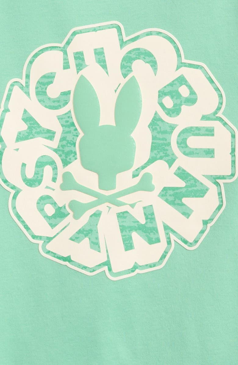 Psycho Bunny Kids' Toby Cotton Graphic T-Shirt, Alternate, color, Light Grass Green