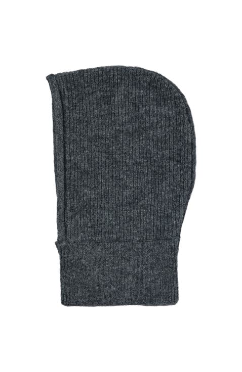 Upcycled Merino Wool Ribbed Balaclava
