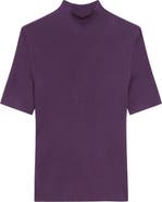 Theory Leenda Merino Wool Mock Neck Sweater