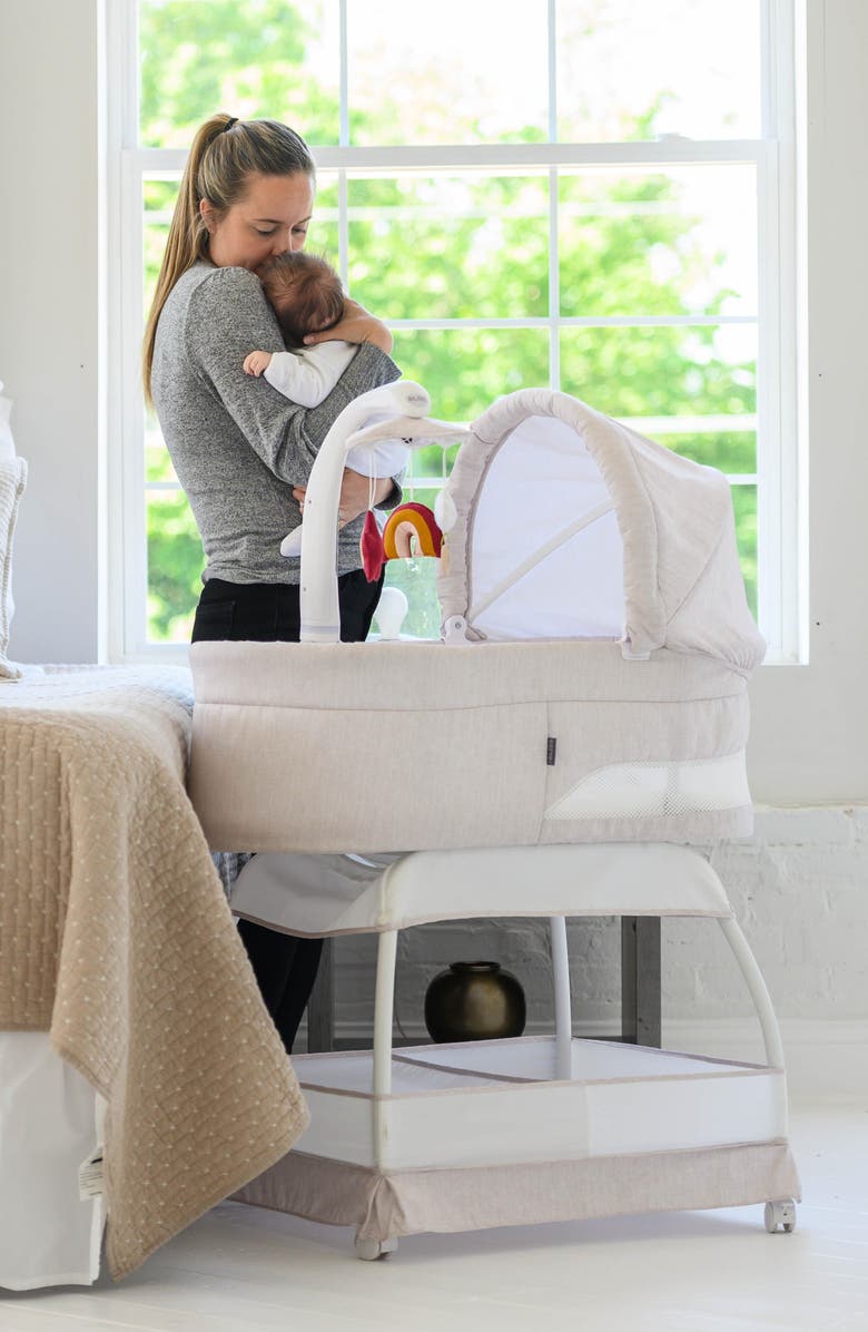 Little Partners TrüBliss<sup>™</sup> Sweetli Calm Bassinet, Alternate, color, Wheat Melange