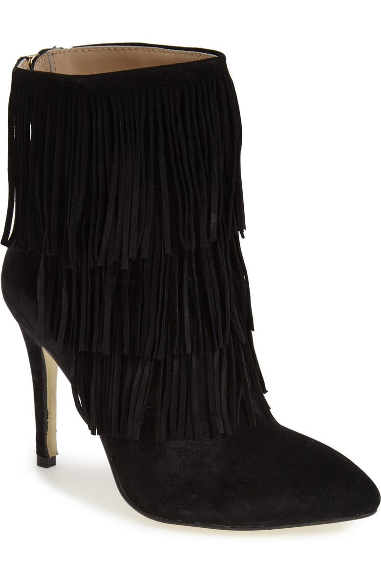 Kristin Cavallari 'Charm' Fringe Bootie, Main, color,