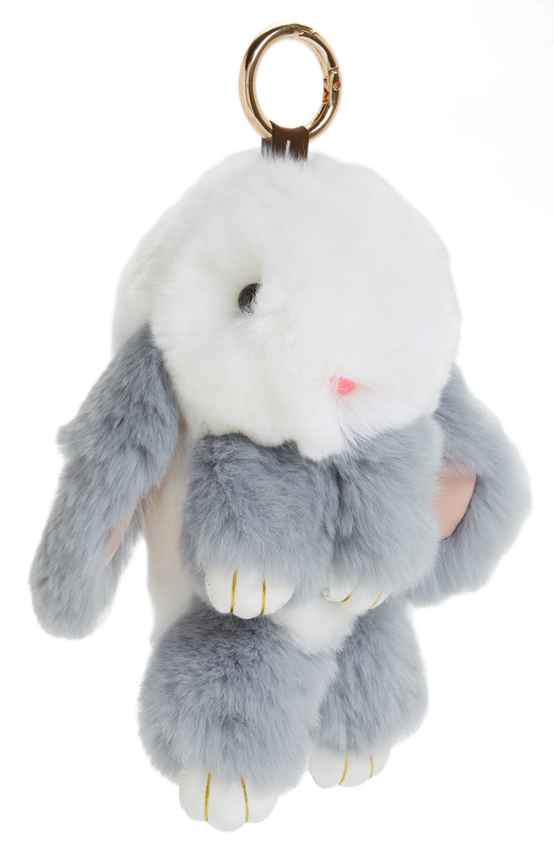 ZZDNU Natasha Couture Natasha Couture Genuine Rabbit Fur Bag Charm, Main, color, 