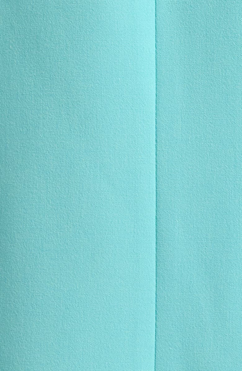 Tahari ASL Faux Double Breasted Blazer, Alternate, color, Turquoise