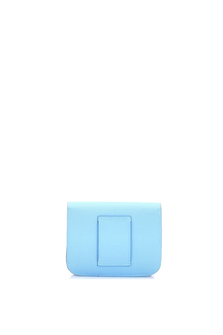 Constance Slim Wallet Epsom, Alternate, color, Celeste