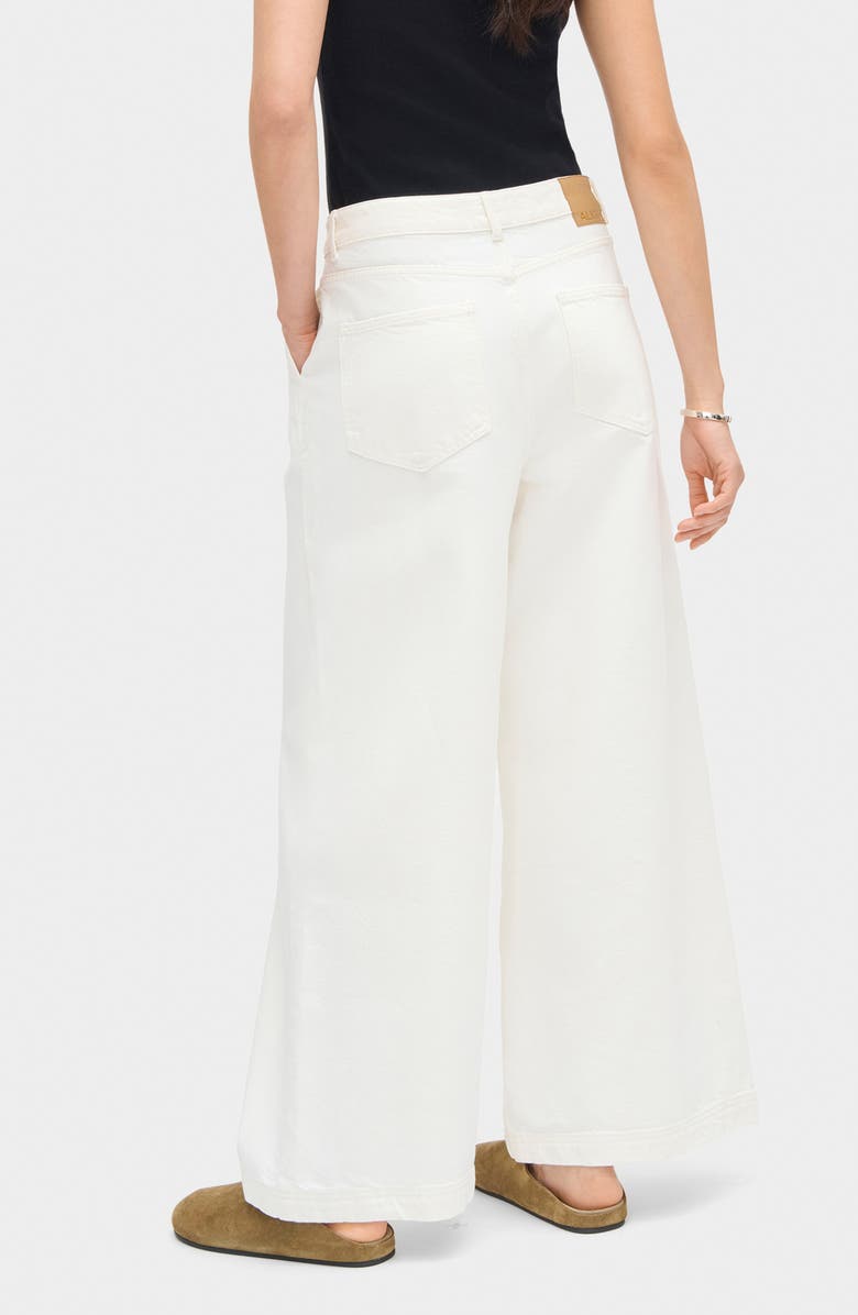 ALIGNE Lainey Pleated Jeans, Alternate, color, Ecru