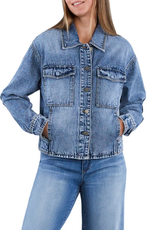 Wash Lab Denim Retro Denim Jacket In Denim Lake