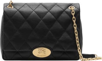 ショルダーバッグ・ポシェット Burberry Strand Large Bag Black Small Strand Bag​ in Black - Women, Leather | Burberry® Official