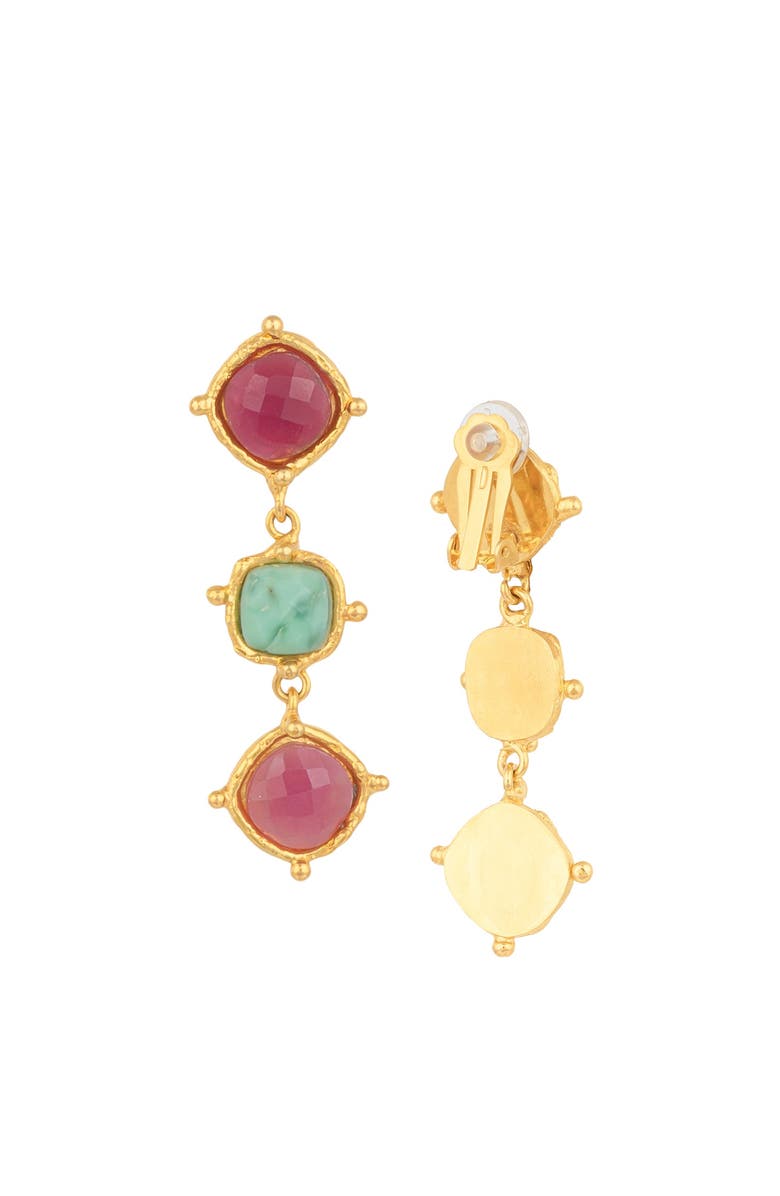 SYLVIA TOLEDANO Medicis Earrings, Alternate, color, Pink