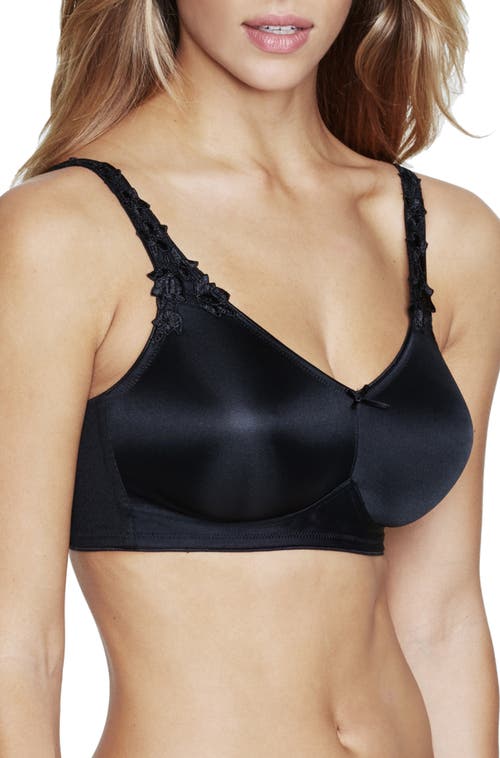 Dominique Intimates Jillian Wire-free Seamless Minimizer Bra In Black