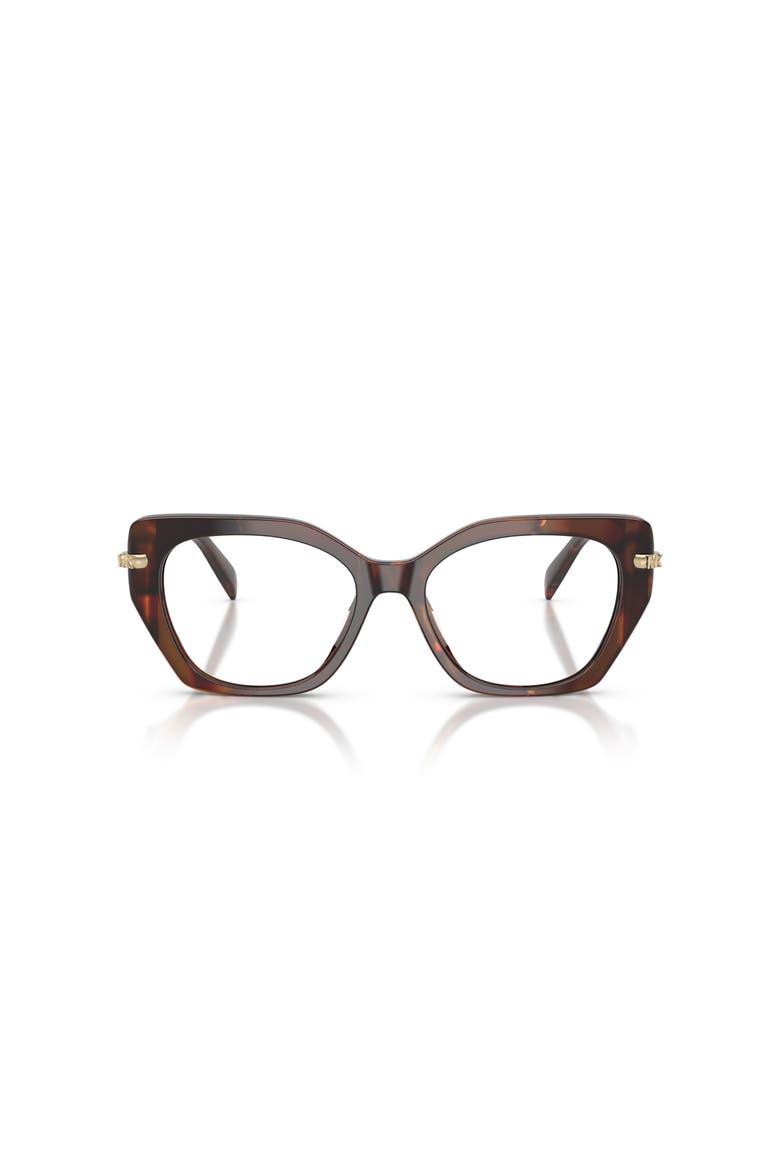 53mm Irregular optical glasses, Alternate, color, Tortoise