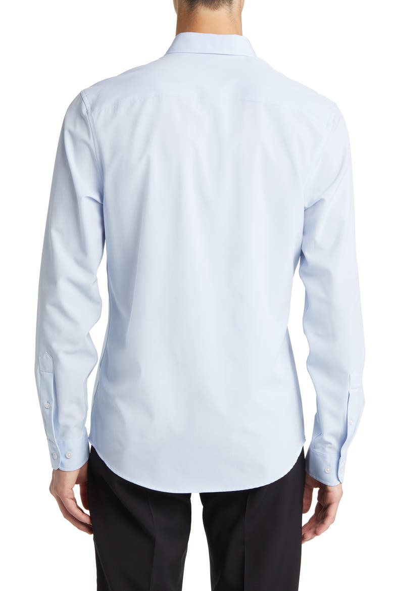 Solid Button-Up Shirt, Alternate, color, BLUE SKYWAY