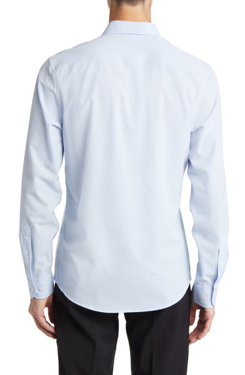 Nordstrom Solid Button-up Shirt In Blue Skyway