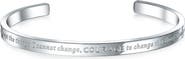 BLING JEWELRY Gender Inclusive Inspirational Serenity Cuff Bracelet