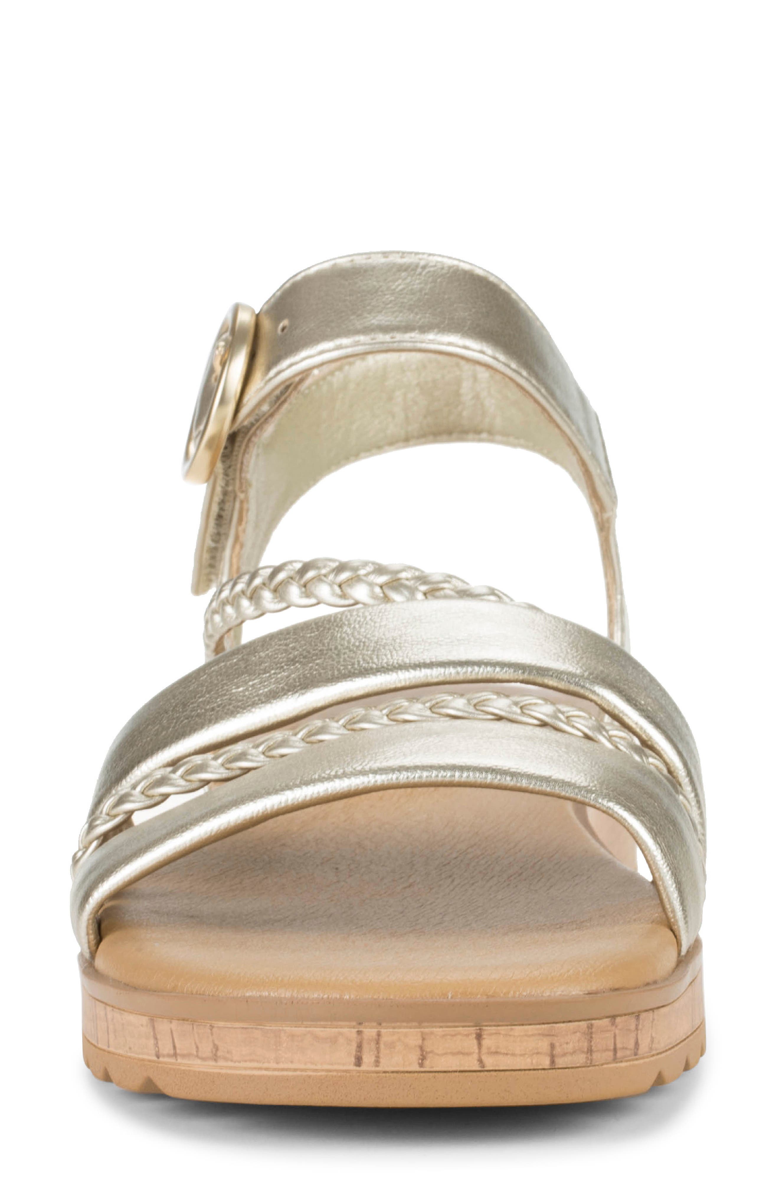 Gwyneth Slide Sandal, Alternate, color, CHAMPAGNE