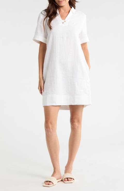 Two Palms Linen Dress