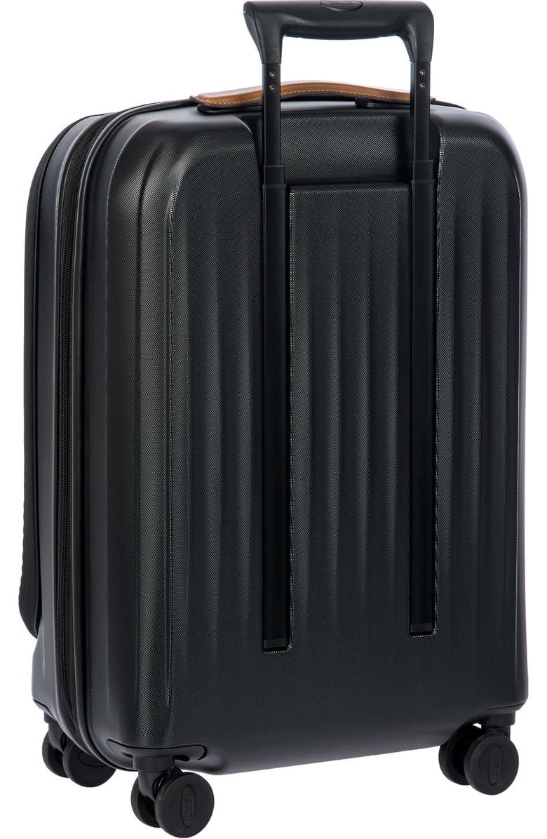 Bric's Taormina 21" Carry-on Expandable Spinner with Pocket, Alternate, color, Black