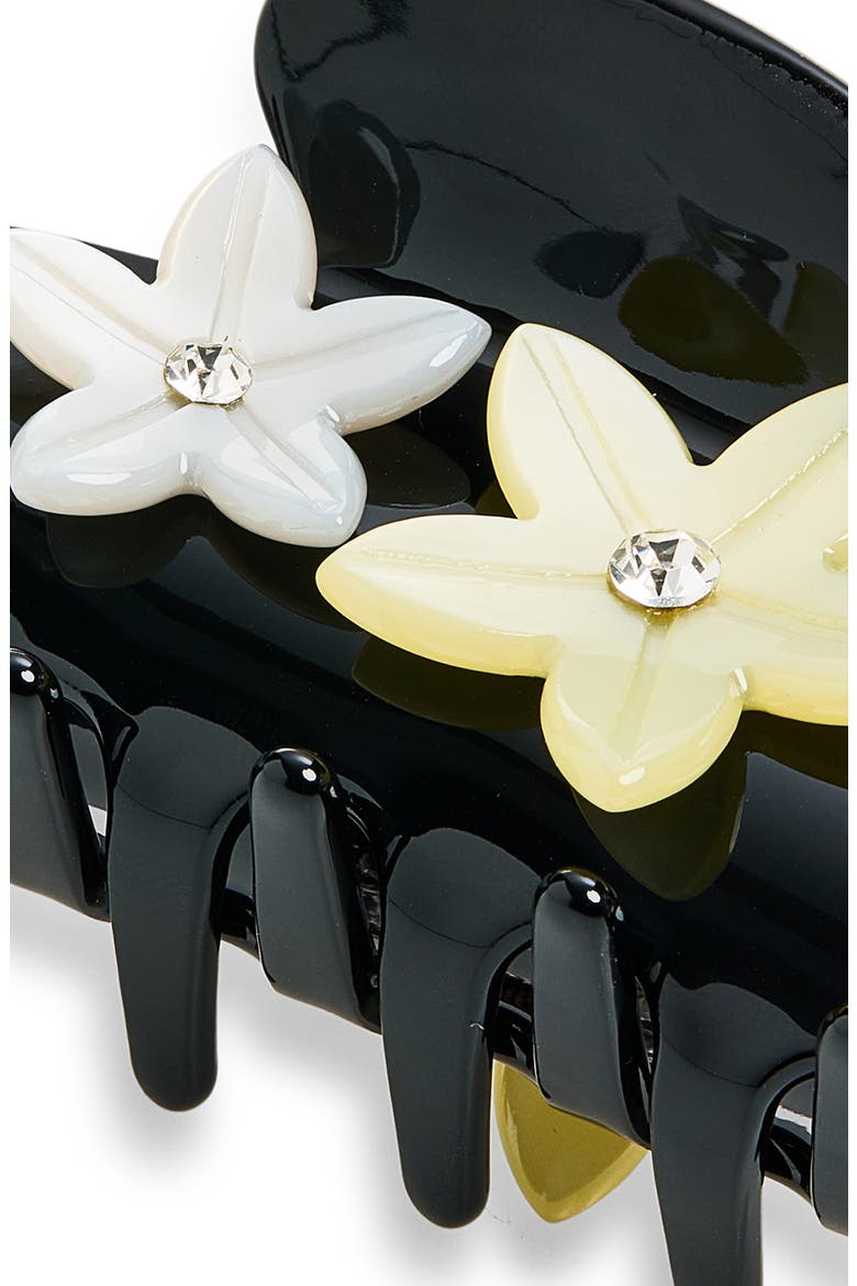 Riva Claw Clip, Alternate, color, BLACK