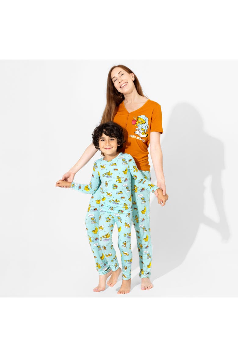 Kids' Garfield Lazy Mondays Set of 2 Piece Pajamas, Alternate, color, Garfield: Lazy Mondays