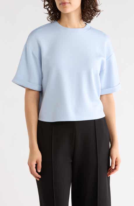 NORDSTROM RACK Crewneck Scuba T-Shirt