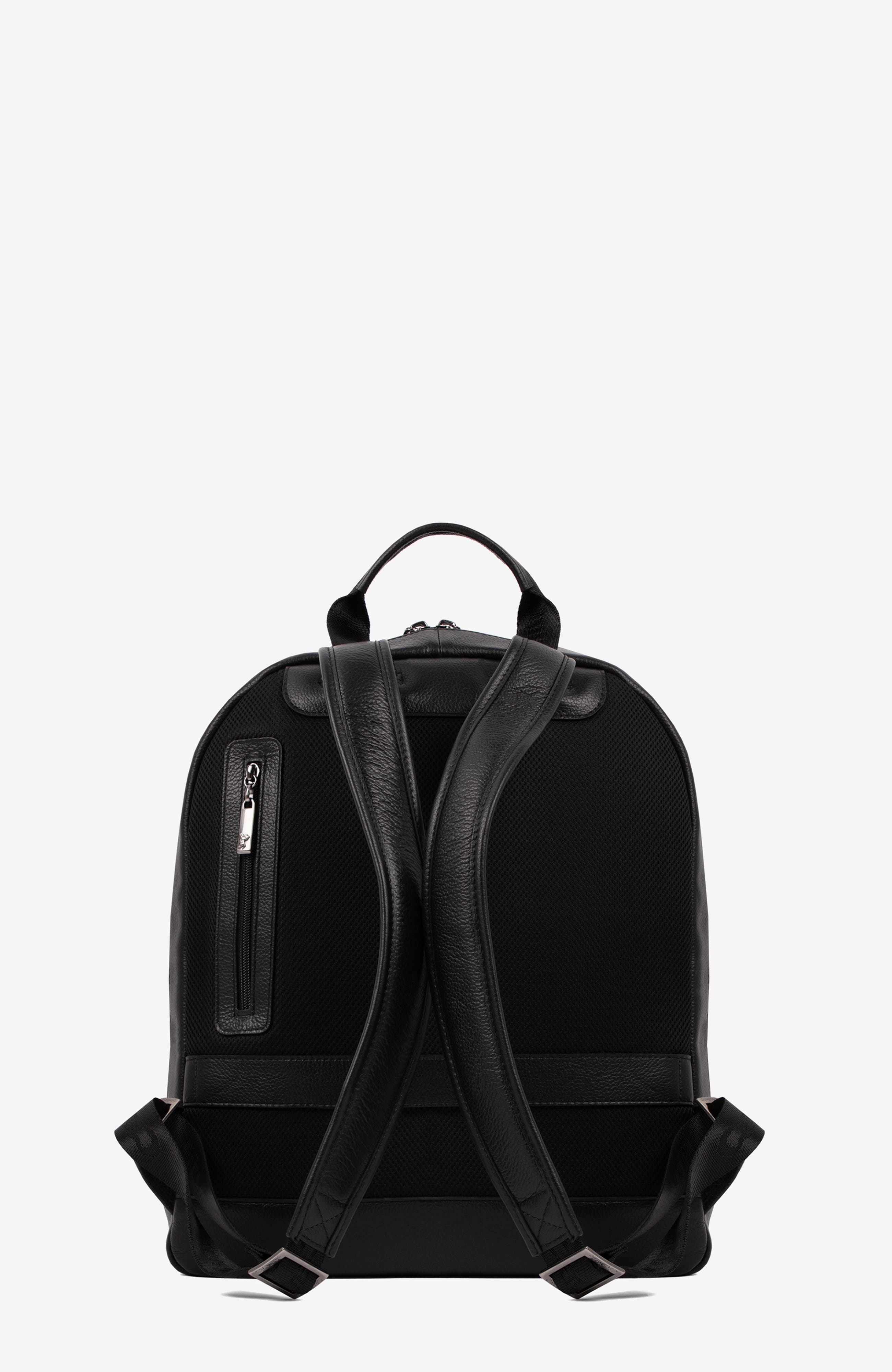 El Cavaleiro 580 Leather Backpack, Alternate, color, Black
