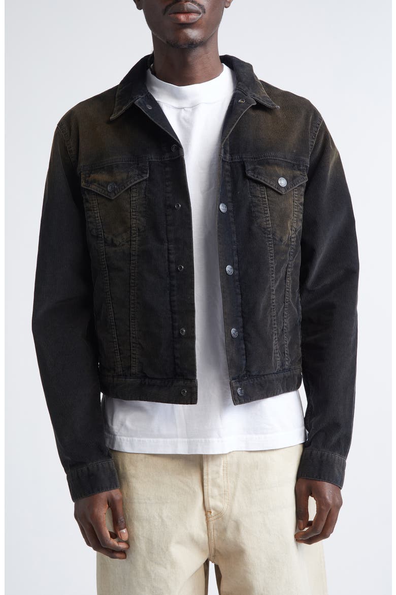 Rye Organic Cotton Corduroy Trucker Jacket (Men) | Nordstrom