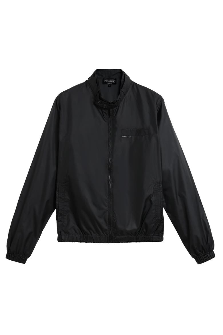 Men's Windbreaker Packable Jacket, Alternate, color, Black