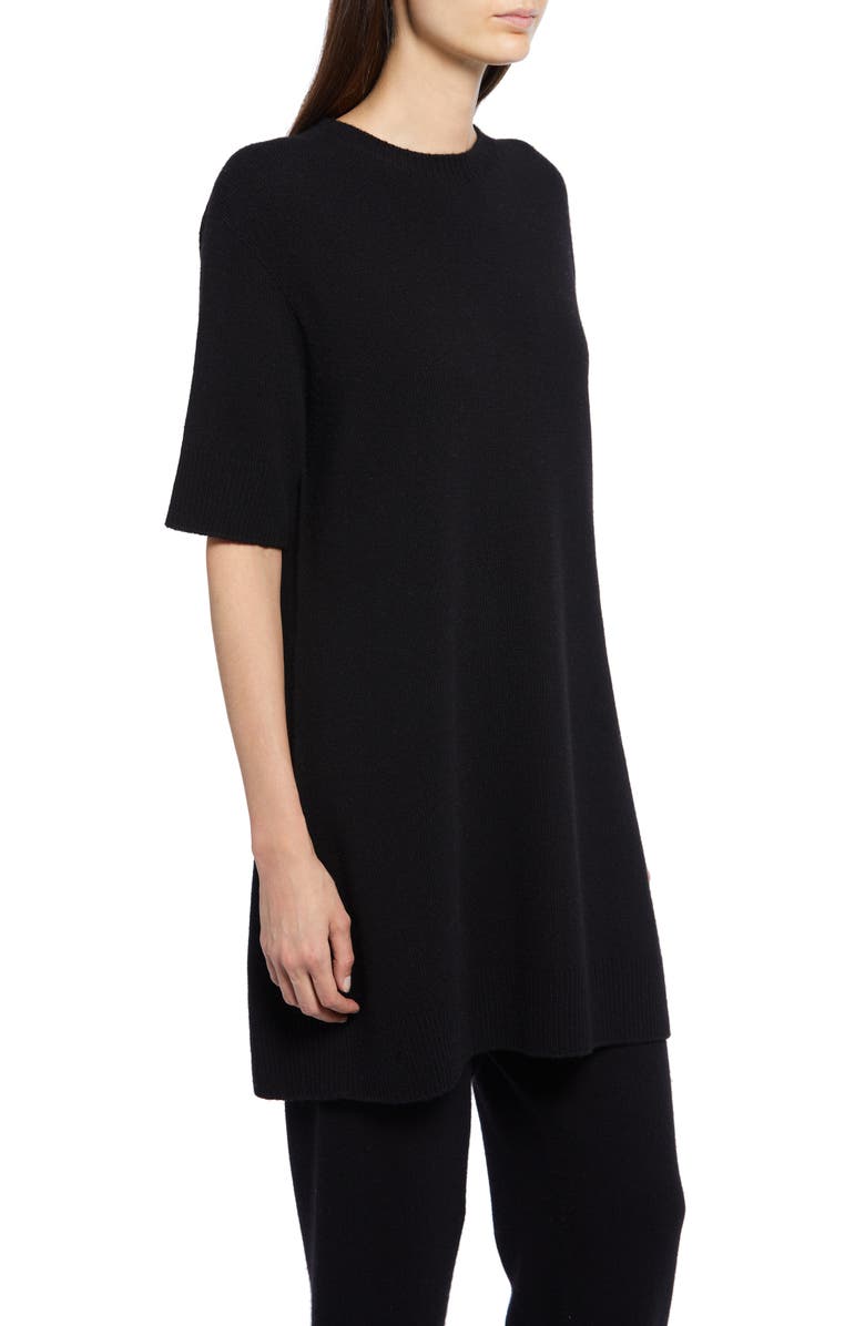 The Row Deepti Cashmere T-Shirt Minidress, Alternate, color,