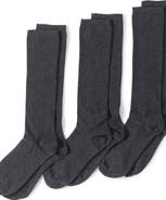 Lands
 End 3-Pack Seamless Toe Solid Trouser Socks
