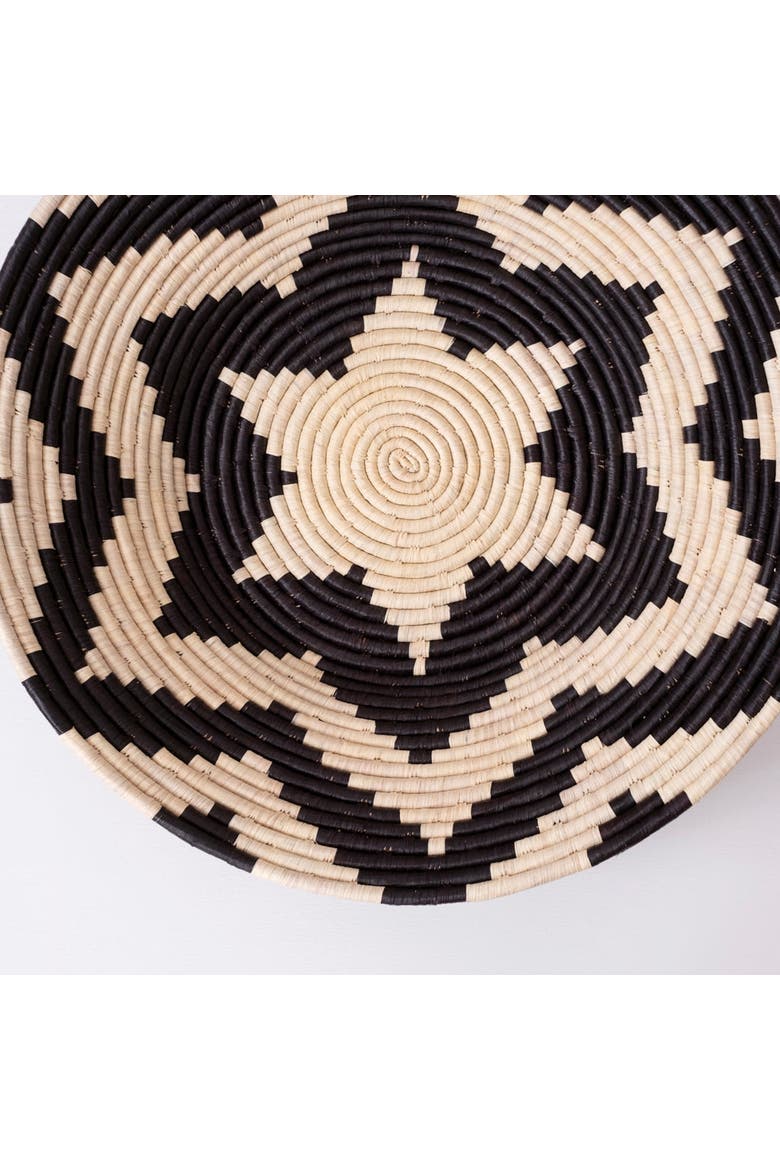 Extra Large Layered Petals Basket, Alternate, color, Black