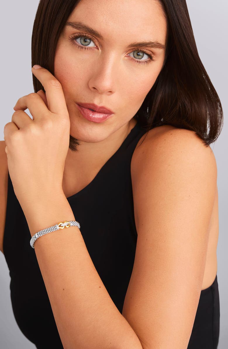 LAGOS Derby Diamond Rope Bracelet, Alternate, color, Two-Tone