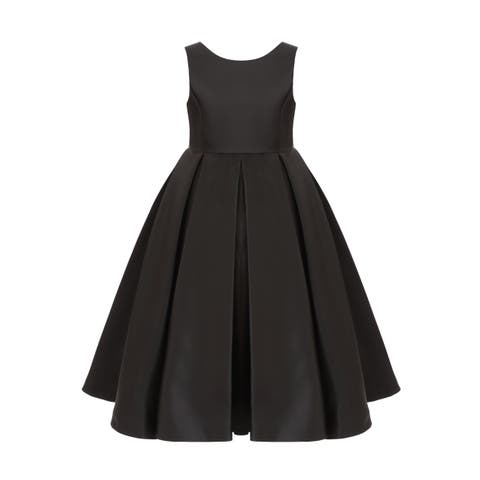 Satin Bow-Back Dress