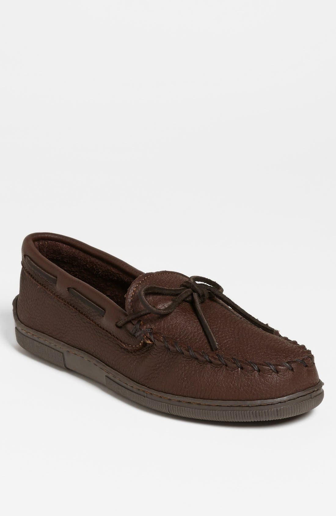 Moosehide Moccasin, Main, color, CHOCOLATE MOOSE