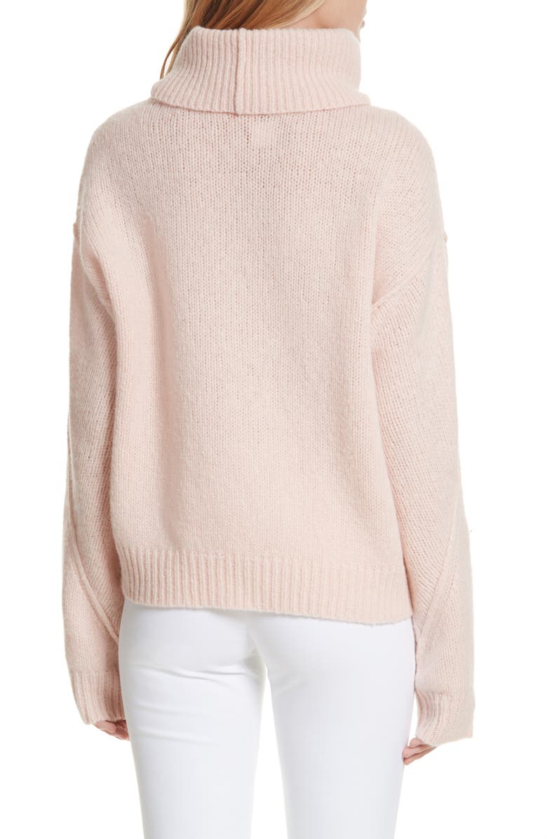 Tory Burch Eva Sweater with Removable Turtleneck, Alternate, color,