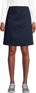 Lands' End School Uniform Young  Blend Chino Skort Above Knee
