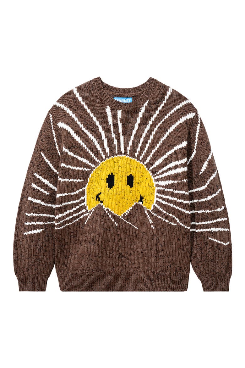 SMILEY® Sunrise Sweater, Main, color, ACORN