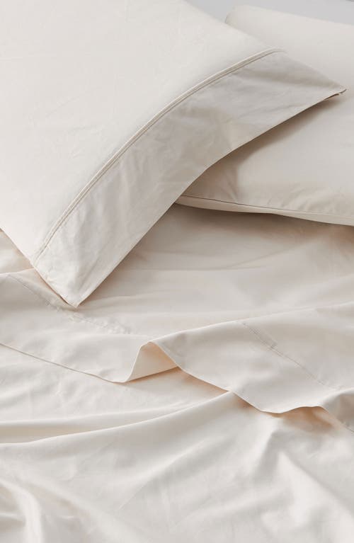 Verlee Cotton Sateen Sheet Set In Natural