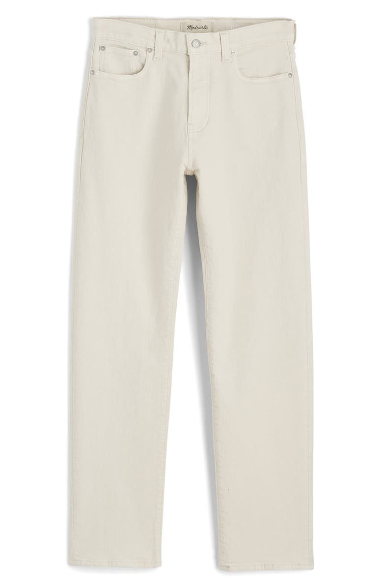 Madewell 1991 Straight Leg Jeans, Alternate, color, Ecru Wash