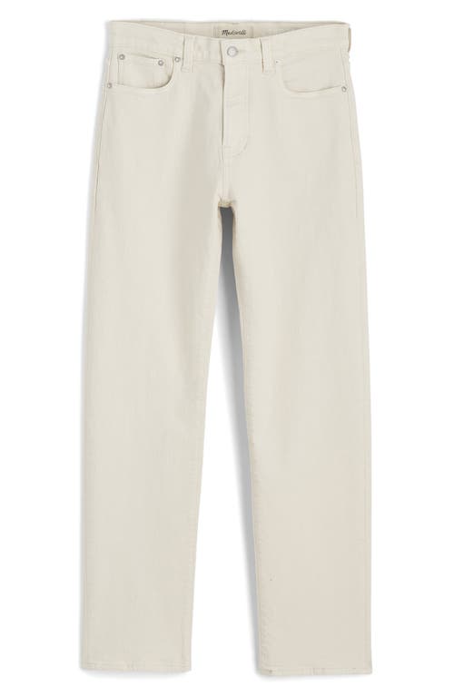 Madewell 1991 Straight Leg Jeans In Ecru Wash