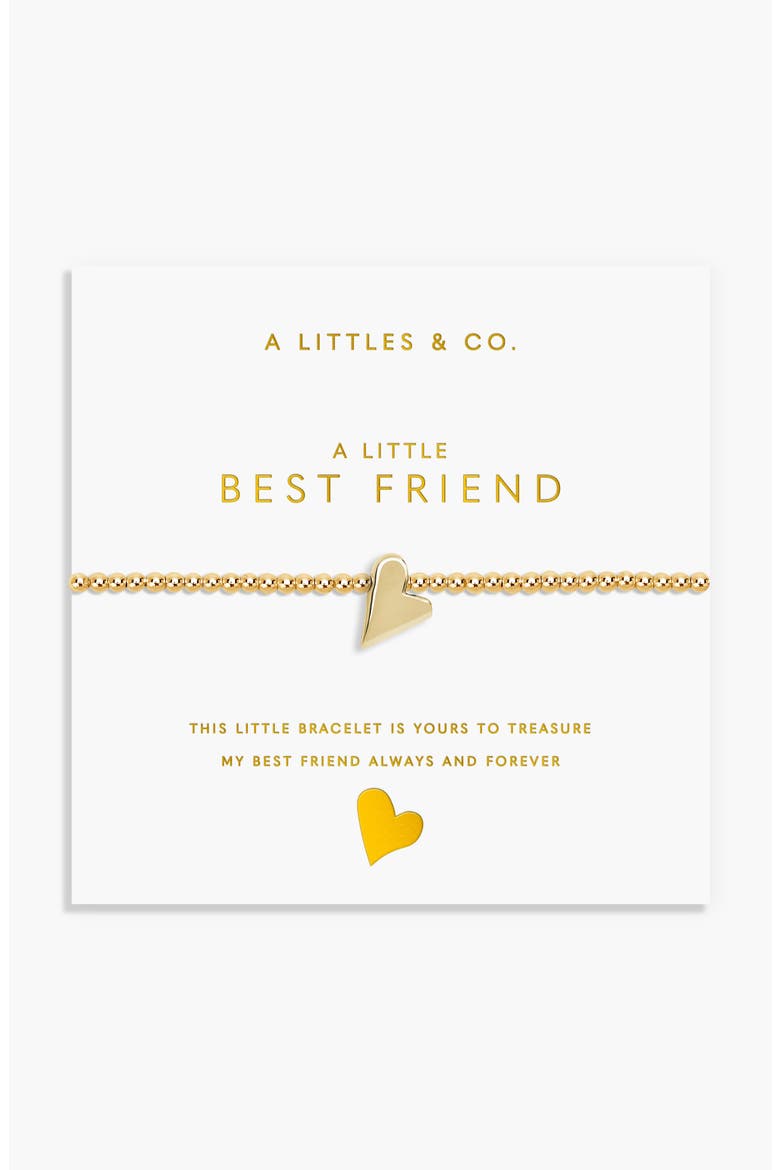 A Little 'Best Friend' Bracelet, Main, color, Gold Plated