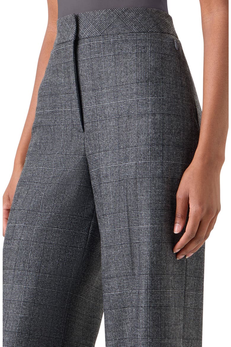Fior Wool Flannel Trousers, Alternate, color, CHARCOAL-BLACK