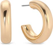 Ettika Small Thick Classic Hoop Earrings