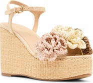 Madden Girl <p>Shoree Raffia Wedge Sandal (Women)</p>