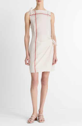 Vince Handkerchief Stripe Cotton Blend Sheath Dress