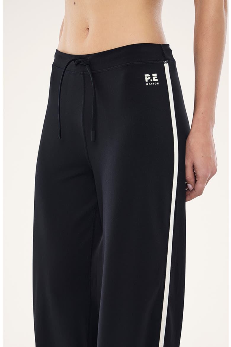 Cascade Wide Leg Leggings, Alternate, color, BLACK/WHISPER WHITE