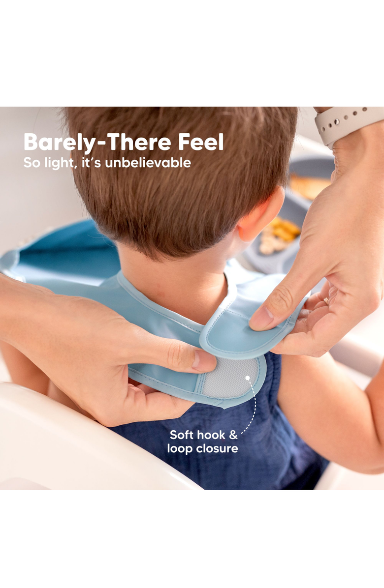 KeaBabies 3-Pack Presto Waterproof Bibs, Alternate, color, Basics