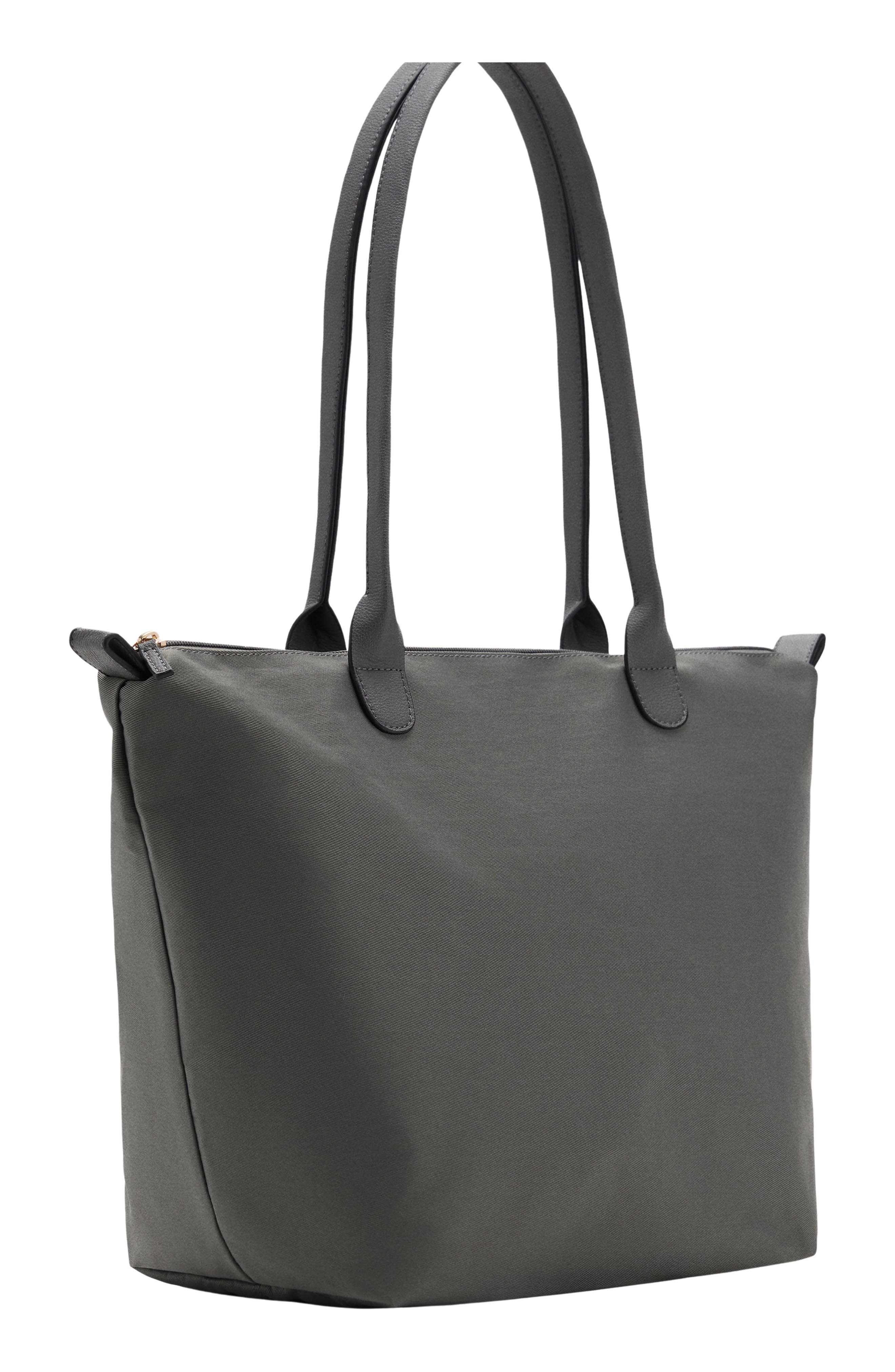 MANGO TEEN Nylon Shopper Bag, Main, color, Grey