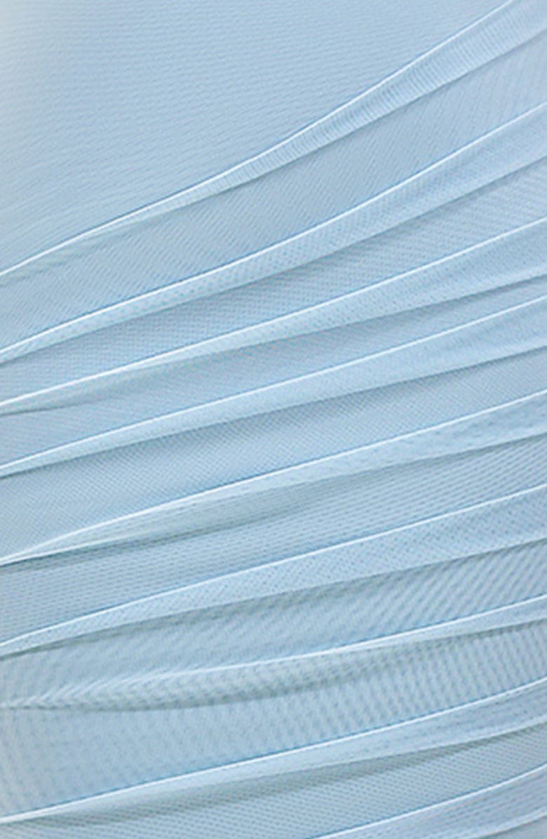 HOUSE OF CB Cassidy Ruched Maxi Skirt, Alternate, color, Skyride