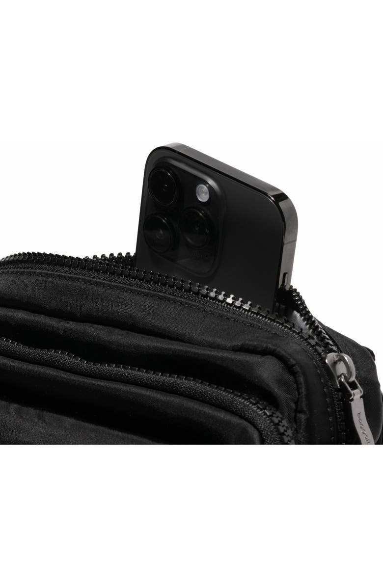 BAGGALLINI Modern Double Zip Crossbody Bag, Alternate, color, Black Twill