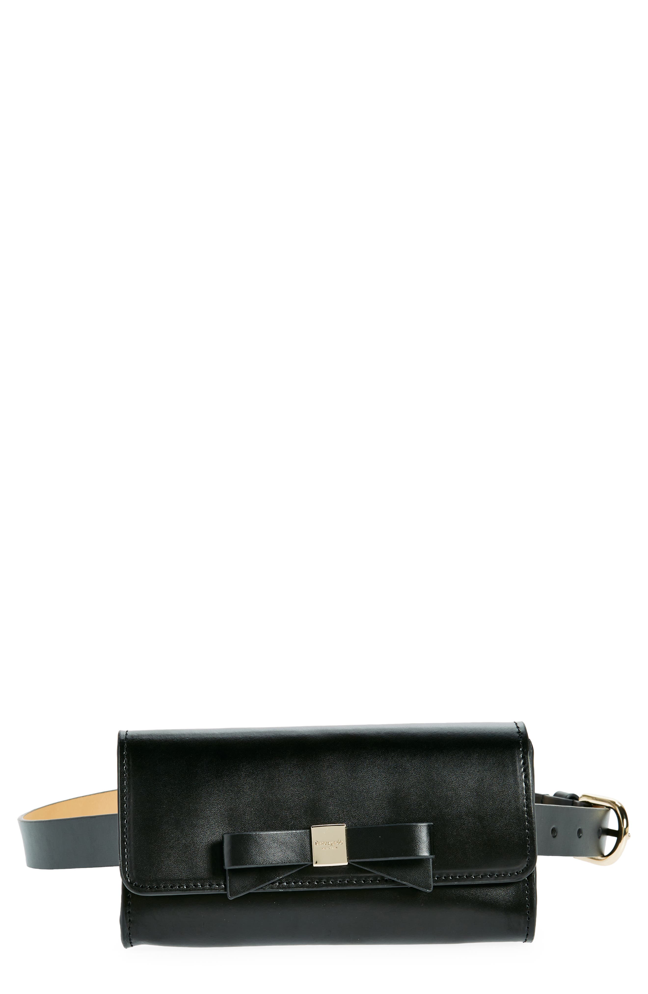 Kate Spade New York bow belt bag, Main, color, 