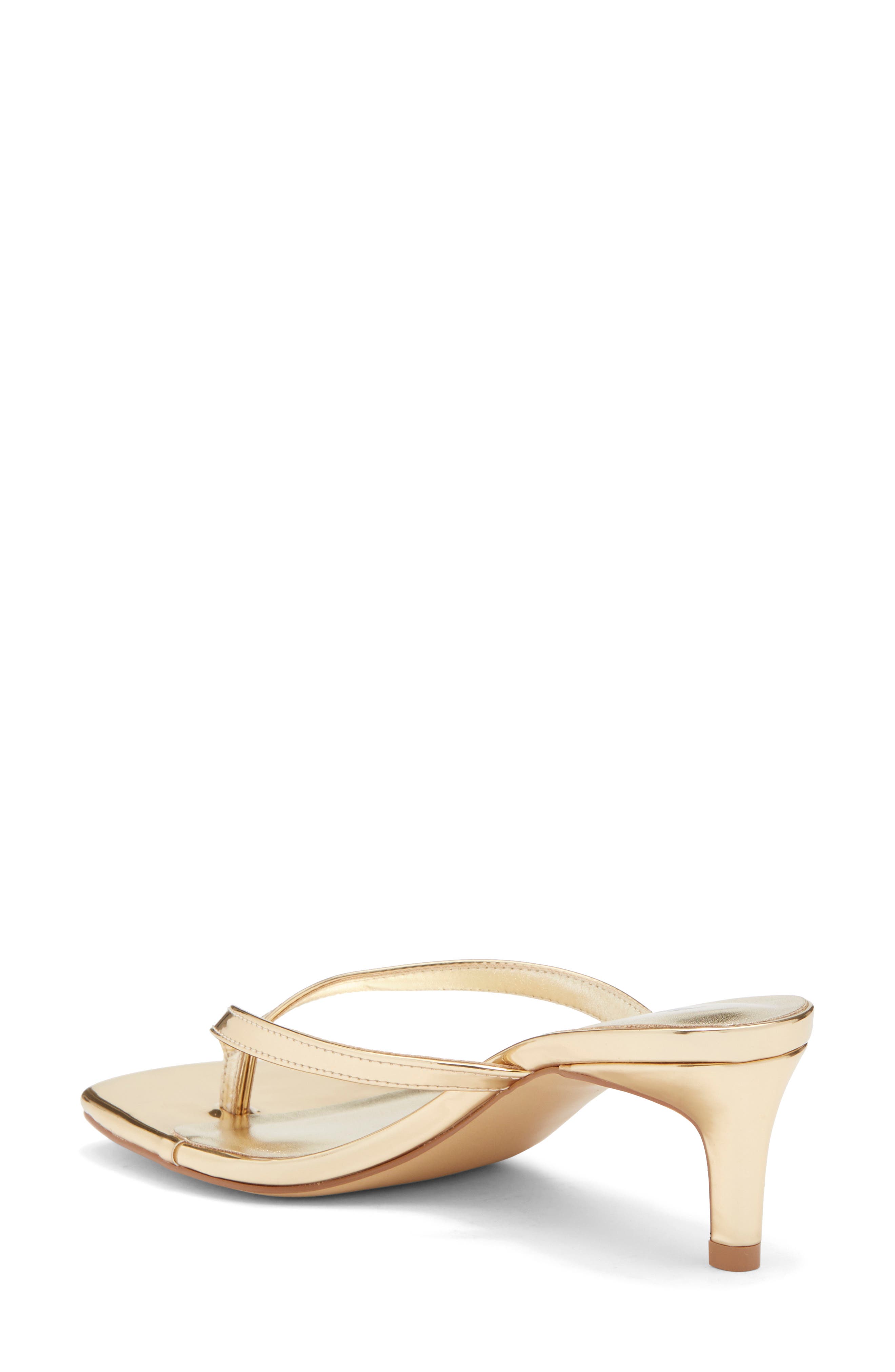 Tina Kitten Heel Sandal, Alternate, color, GOLD METALLIC